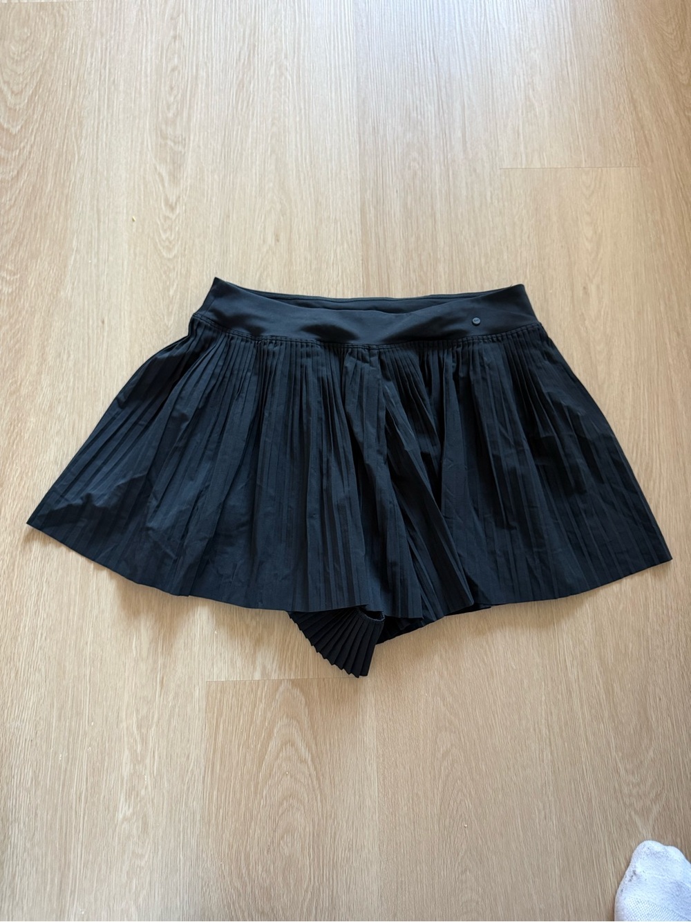 Nike Golf Black Pleated Skort with Built-in Shorts